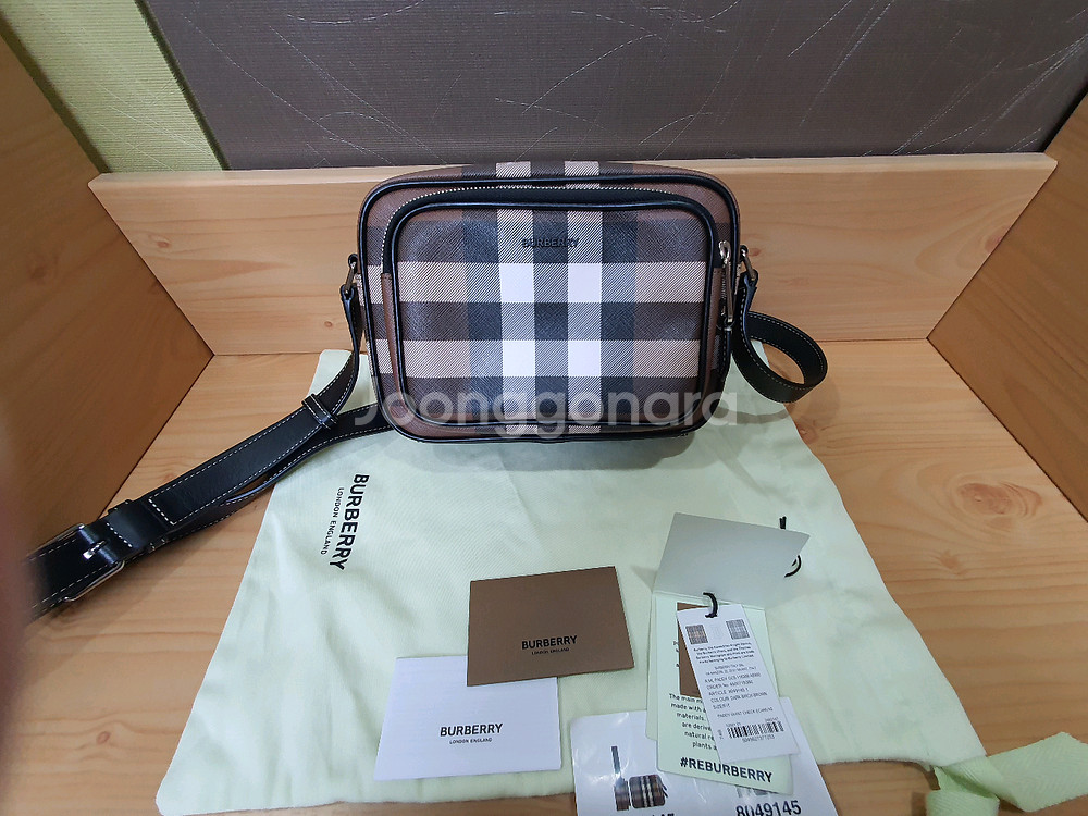 체크 크로스백--3