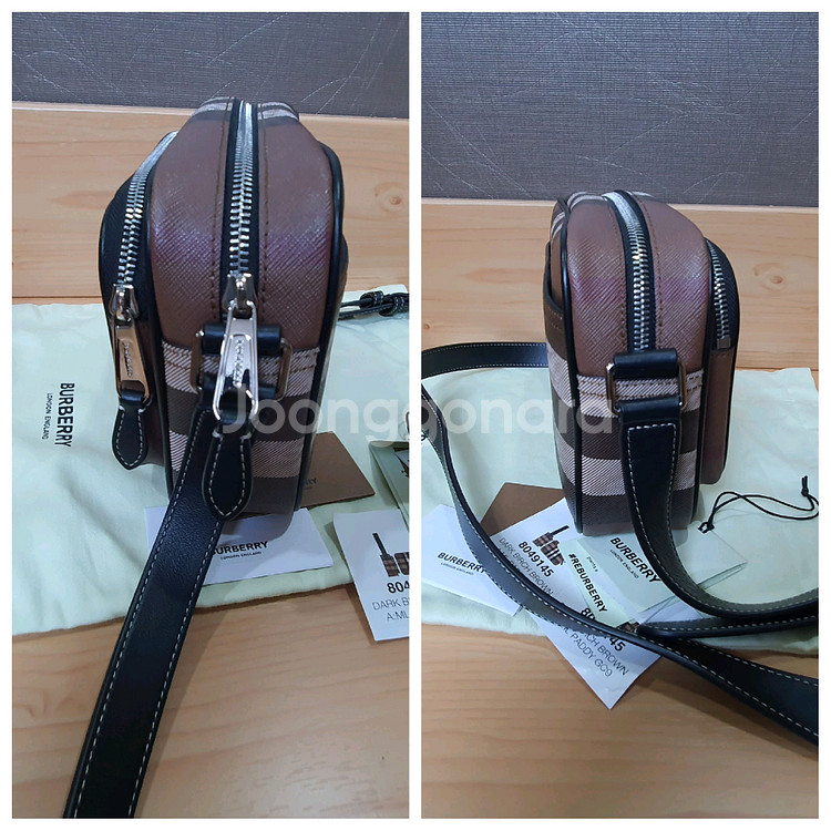 체크 크로스백--9