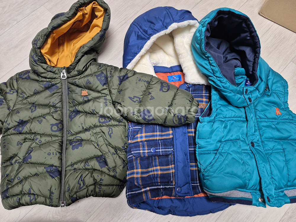 유아,아동복 패딩,조끼 90--0