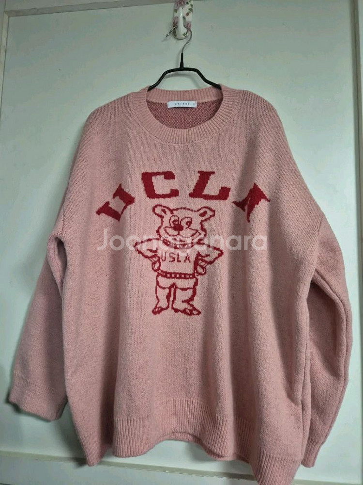 새상품 UCLA 곰돌이 캐릭터 니트 스웨터--0