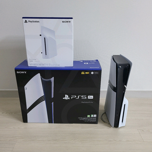 플스5 프로(PS5 PRO)+디스크드라이브+정품 수직거치대 일괄 판매
