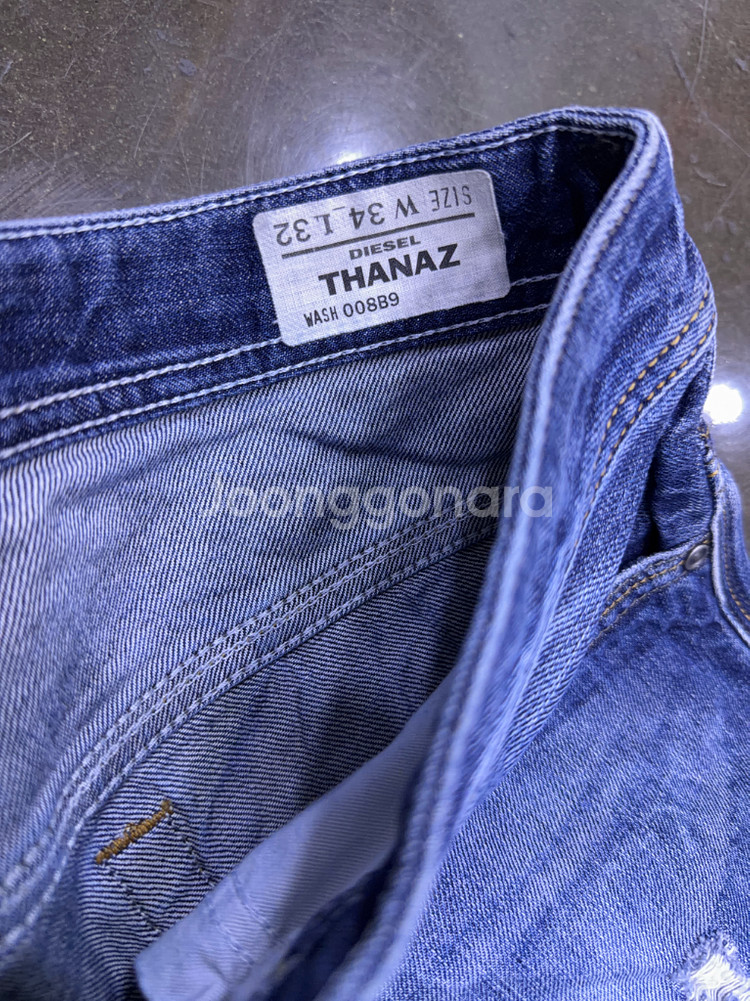 디젤 타나즈 빈티지 워싱 데미지진 청바지 데님팬츠 34--8