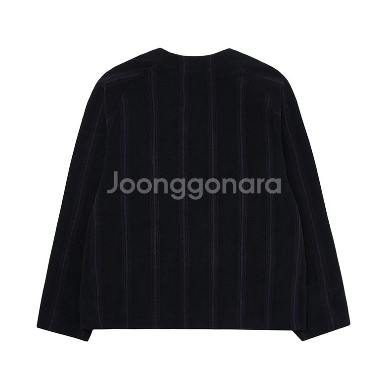 (XL)유니클로 니들스 플리스 오버사이즈 가디건 프린트 블랙 새제품 팝니다--1