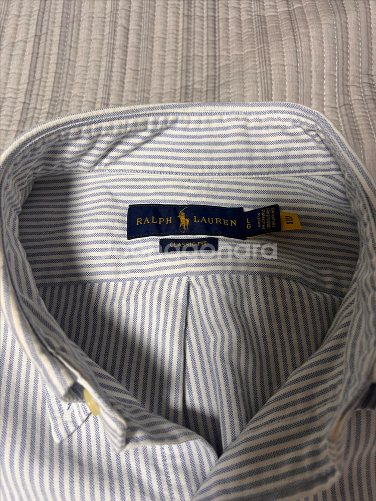 [L] 폴로 랄프로렌 스트라이프 셔츠 클래식핏--2