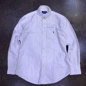 폴로 랄프로렌 커스텀핏 옥스포드 셔츠 화이트 셔츠 S