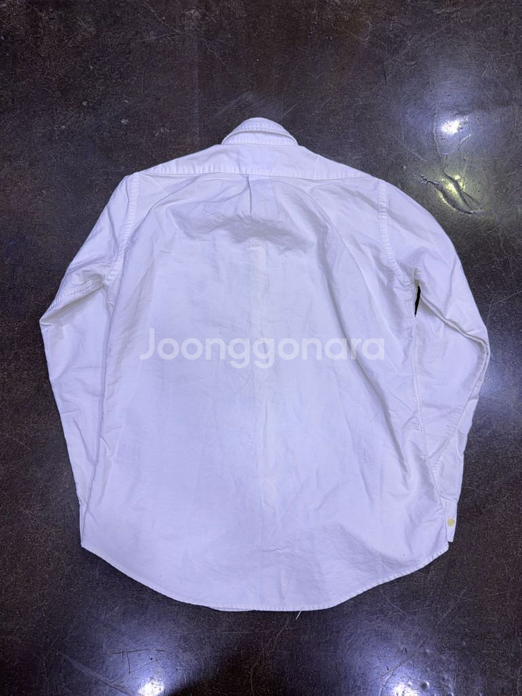 폴로 랄프로렌 커스텀핏 옥스포드 셔츠 화이트 셔츠 S--1