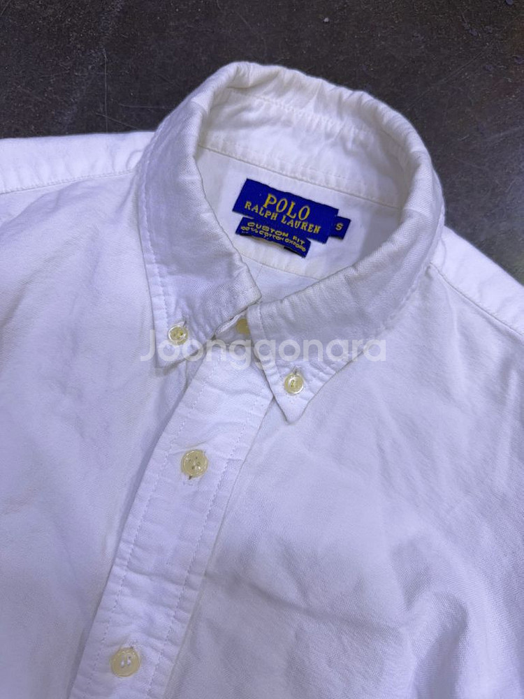 폴로 랄프로렌 커스텀핏 옥스포드 셔츠 화이트 셔츠 S--2