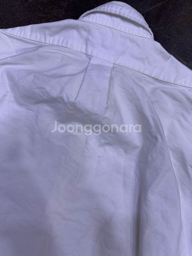 폴로 랄프로렌 커스텀핏 옥스포드 셔츠 화이트 셔츠 S--5