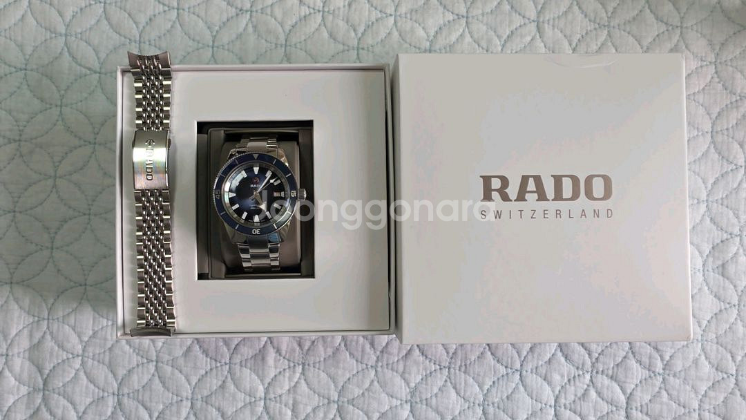 라도 캡틴쿡 300m 블루 42mm [정품 쌀알브슬 포함]--0