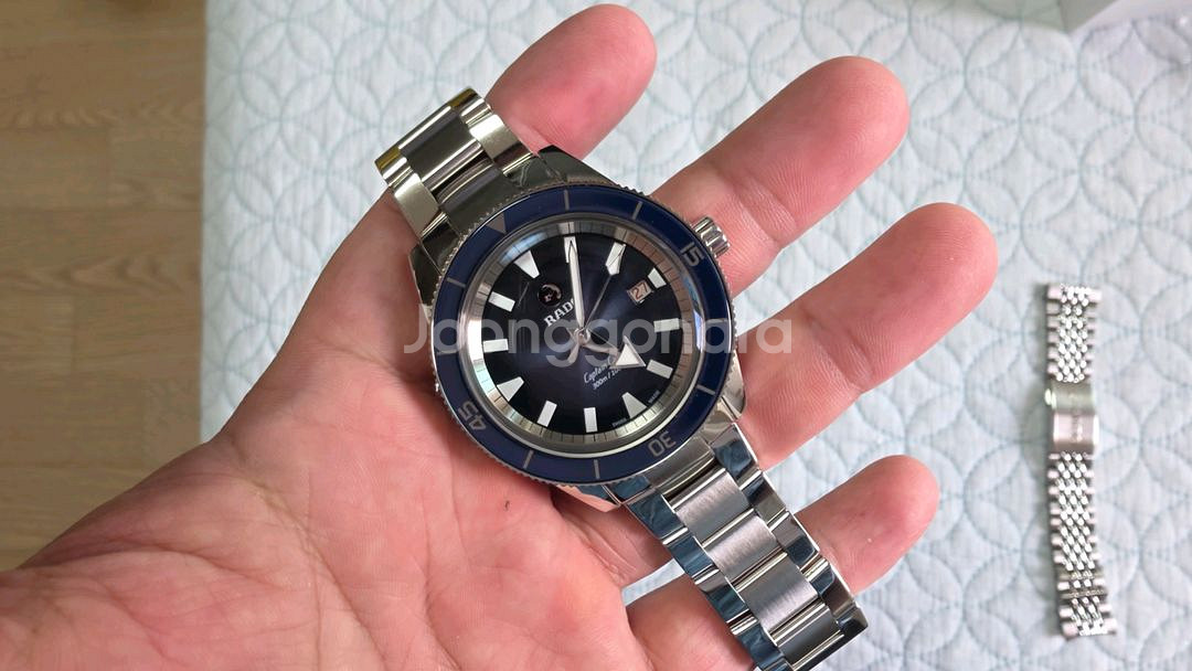 라도 캡틴쿡 300m 블루 42mm [정품 쌀알브슬 포함]--2