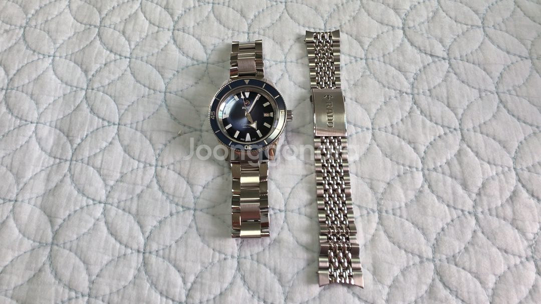 라도 캡틴쿡 300m 블루 42mm [정품 쌀알브슬 포함]--1