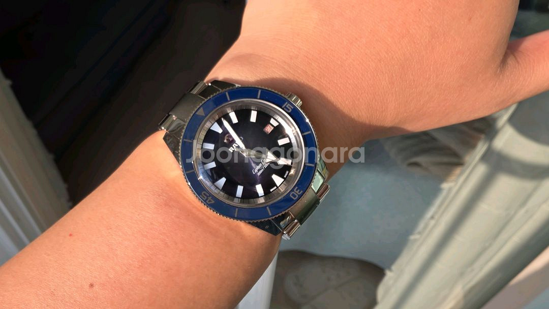 라도 캡틴쿡 300m 블루 42mm [정품 쌀알브슬 포함]--8