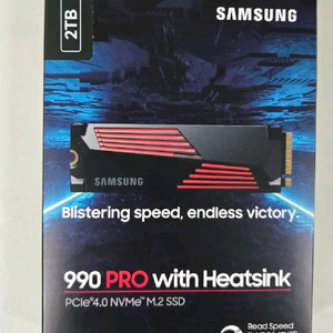 [미개봉] 990 Pro Heatsink 2TB팝니다