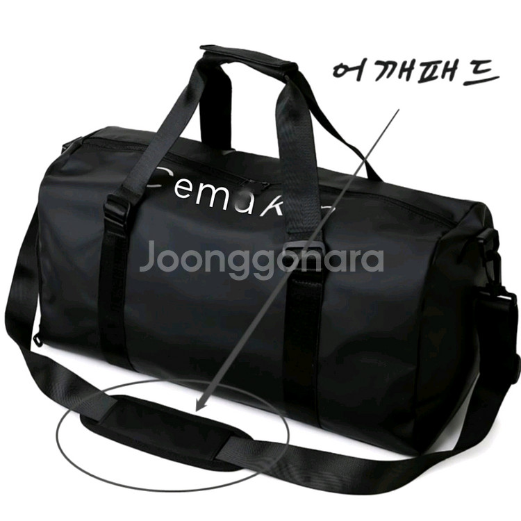 보스턴백 여행가방 헬스가방 생활방수 대용량 가방 블랙--3