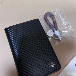 벤츠 카본 여권지갑 + 키링 새상품