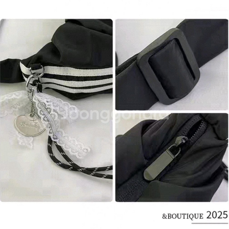 아디다스가방 만두백 반달크로스백 미니백 셔링백 곱창가방--8