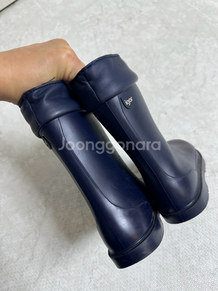 이고르 유아 아동 키즈 레인부츠 네이비 185--2