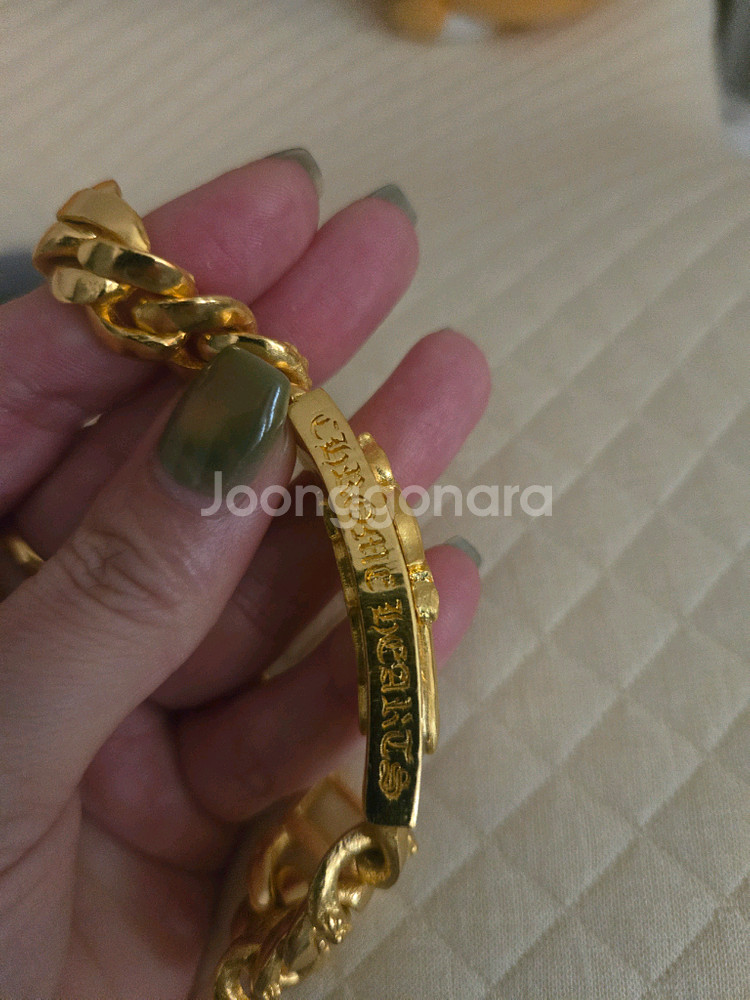 순금 크롬하츠 여성용 팔찌 30돈 .2돈반지 그 외--5