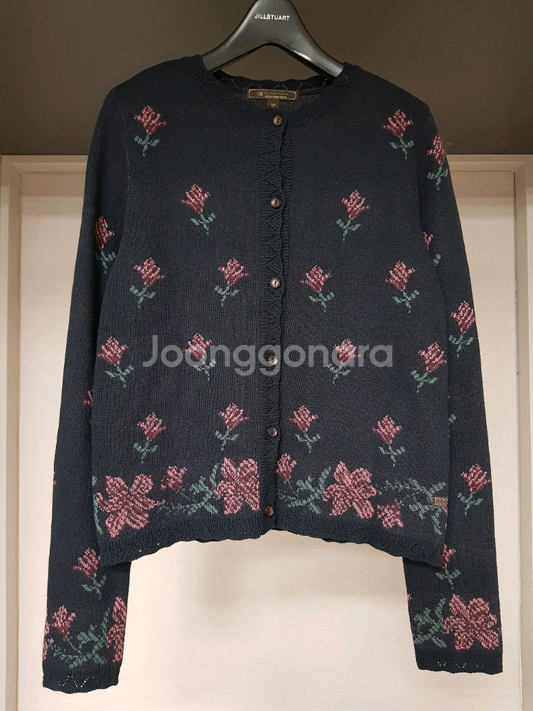 썰스데이아일랜드 플라워 니트가디건--0