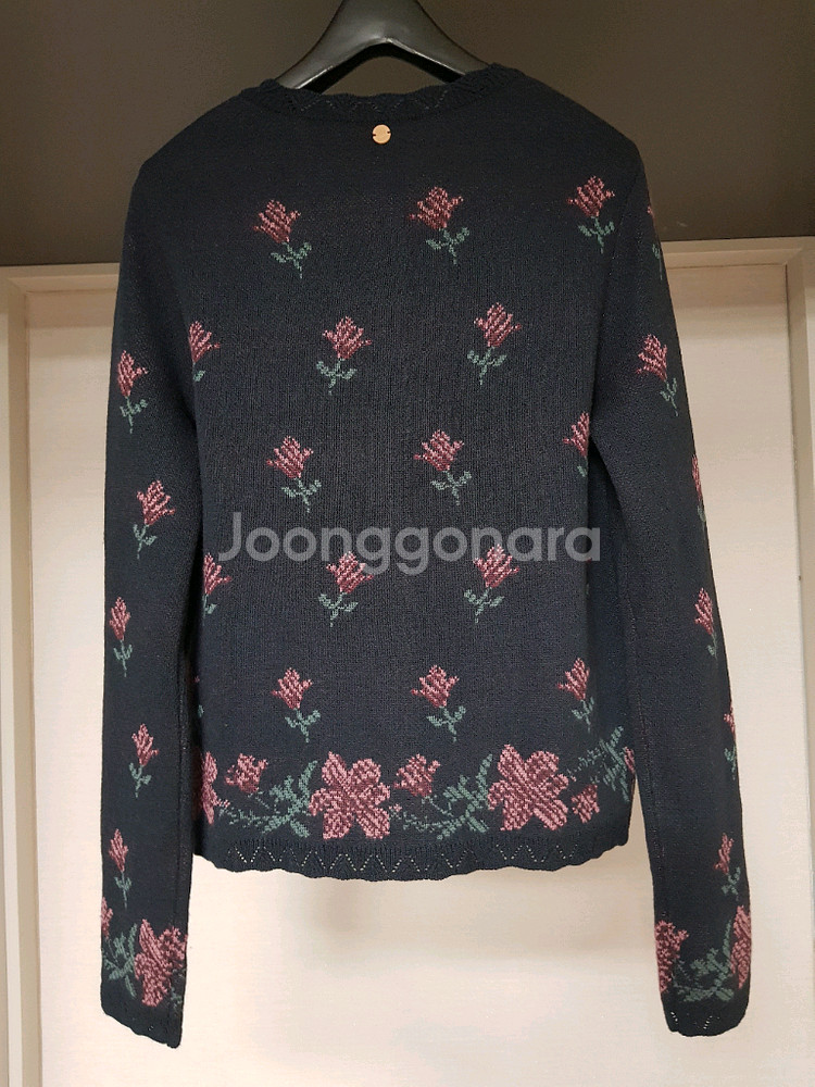 썰스데이아일랜드 플라워 니트가디건--1