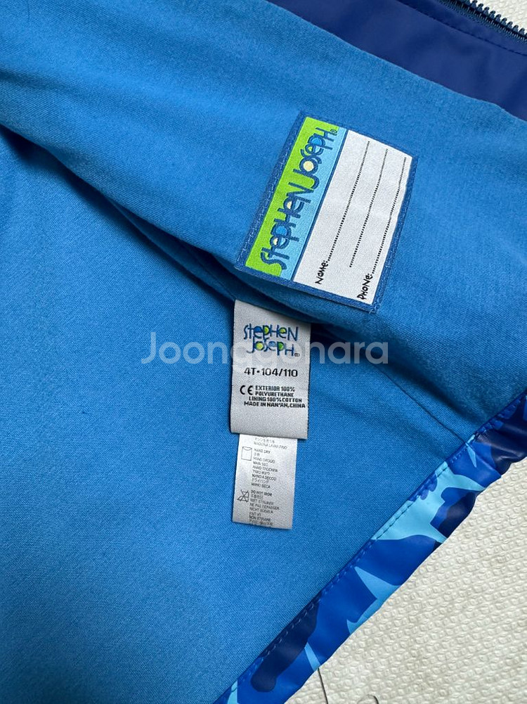 스테판 조셉 Stephen Joseph 아동 상어 우비 레인코트 4T(104-110)--3