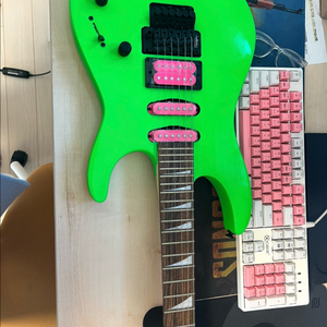 잭슨 X series DK3XR 네온그린(왼손개조)