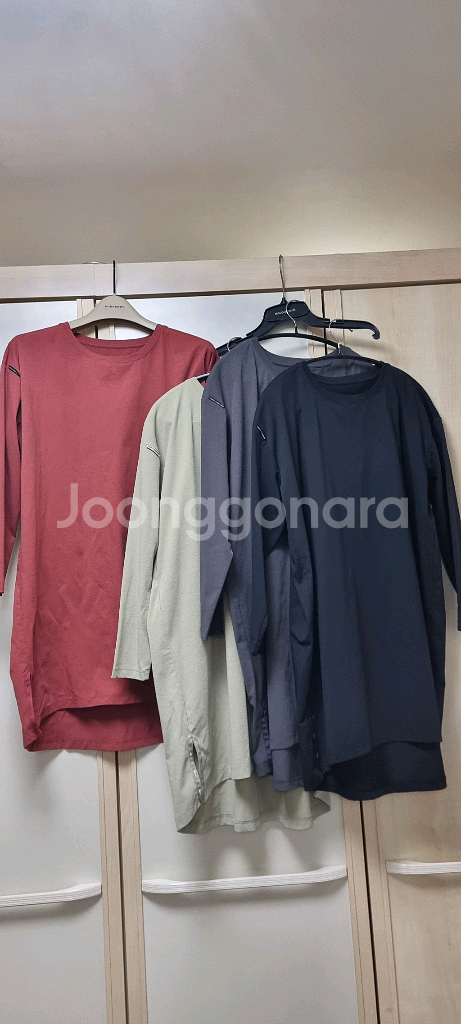 아디다스 남성 긴팔 티셔츠 4벌 세트--0