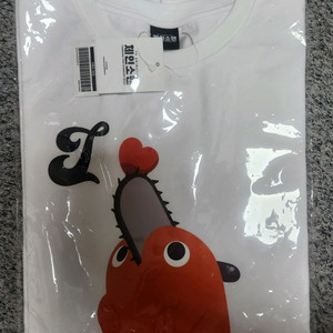 체인소맨 전시회 포치타 반팔티셔츠 미개봉