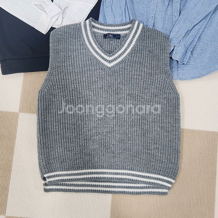 남아 140 셔츠+니트조끼 3종--5