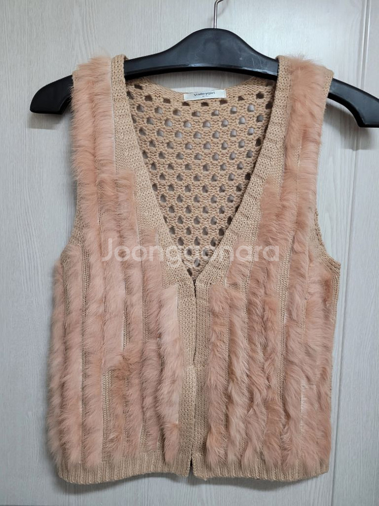 스파오극세사수면원피스 니트조끼밸리걸--1