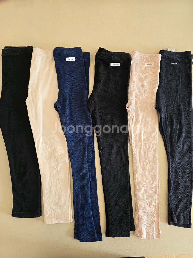 슈슈앤크라6y 아이러브제이 M 봄레깅스 일괄--0