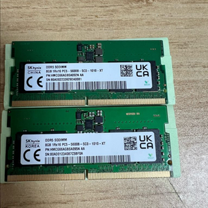 sk하이닉스 노트북용 ddr5 8g 5600 2개 팝니다