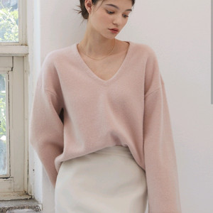 시에 아워 캐시 니트 아이보리 프리사이즈