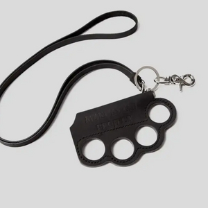 맨허튼프로젝트 리얼레더 소가죽 너클 라이터 스트랩 끈 키링