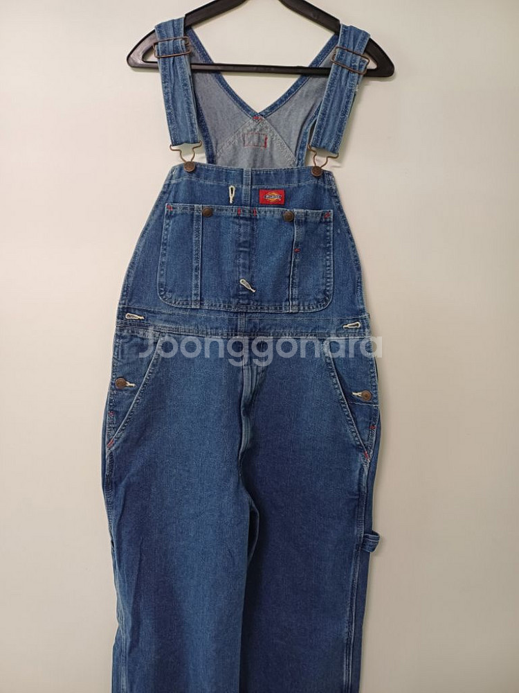 남여공용 디키즈 미주판 데님 멜빵바지(새상품급.30-3--0