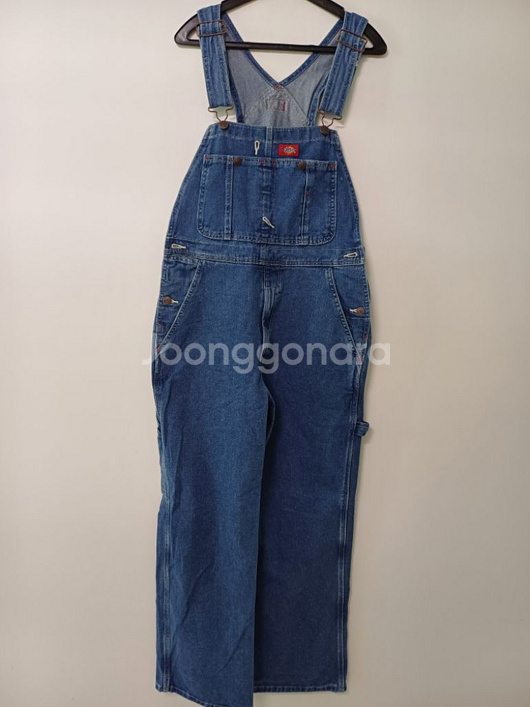남여공용 디키즈 미주판 데님 멜빵바지(새상품급.30-3--1