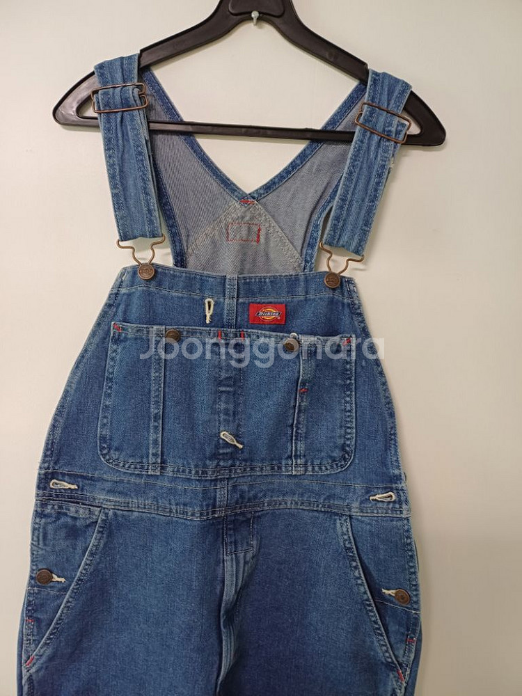 남여공용 디키즈 미주판 데님 멜빵바지(새상품급.30-3--2