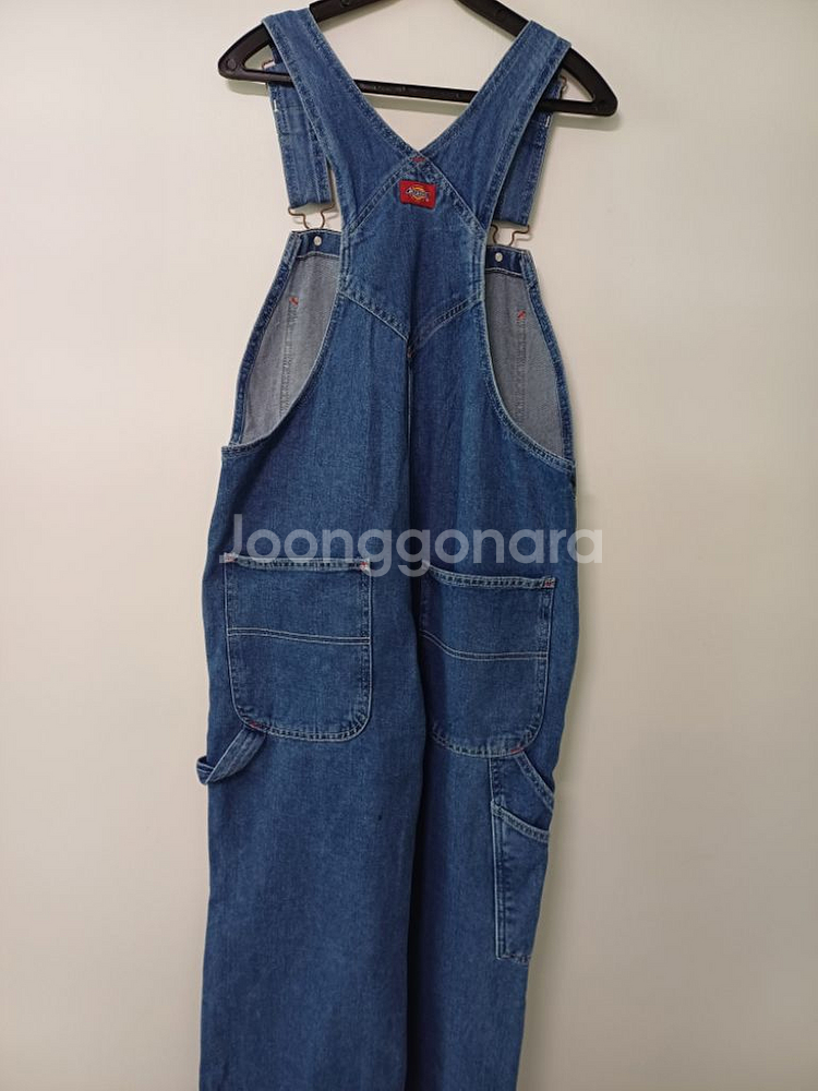 남여공용 디키즈 미주판 데님 멜빵바지(새상품급.30-3--8