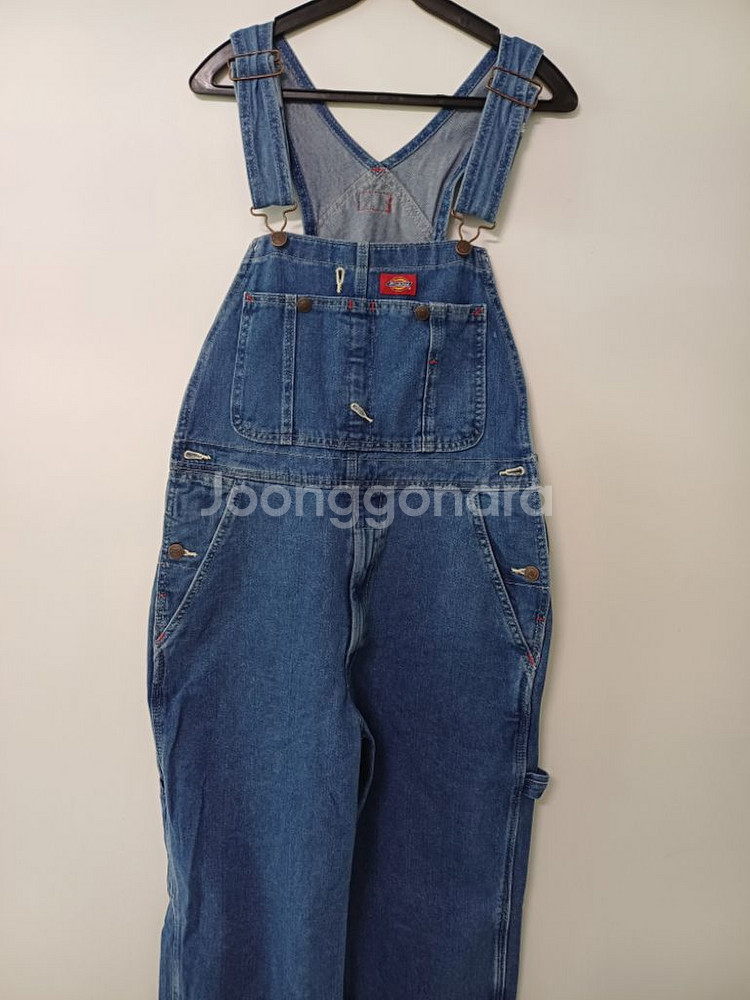남여공용 디키즈 미주판 데님 멜빵바지(새상품급.30-3--9