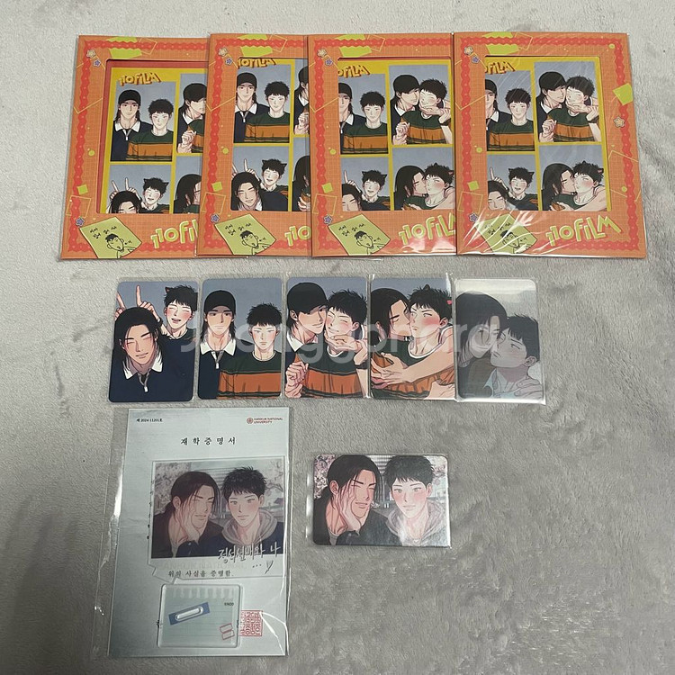 원투텐 아크릴 스탠드 110 필름 패키지 포카 포토카드--0