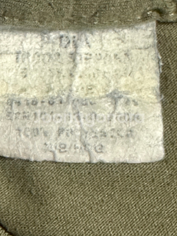 미군 카키색 라운드 반팔 티셔츠 (L) (22) (만원샵)--7