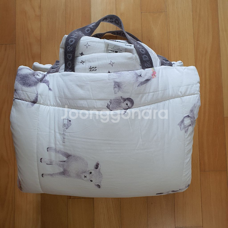 도노앤도노 휴대용 아기 침구세트 낮잠이불세트 유아 영유아 낮잠 육아 신생아 - 사이즈: 이불 96X104cm, 패드--1