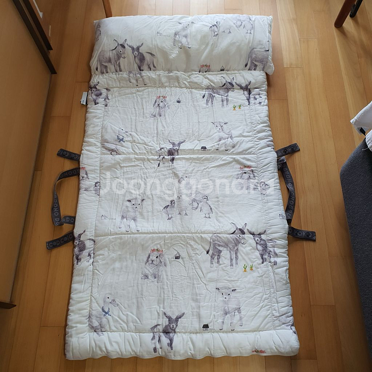 도노앤도노 휴대용 아기 침구세트 낮잠이불세트 유아 영유아 낮잠 육아 신생아 - 사이즈: 이불 96X104cm, 패드--7