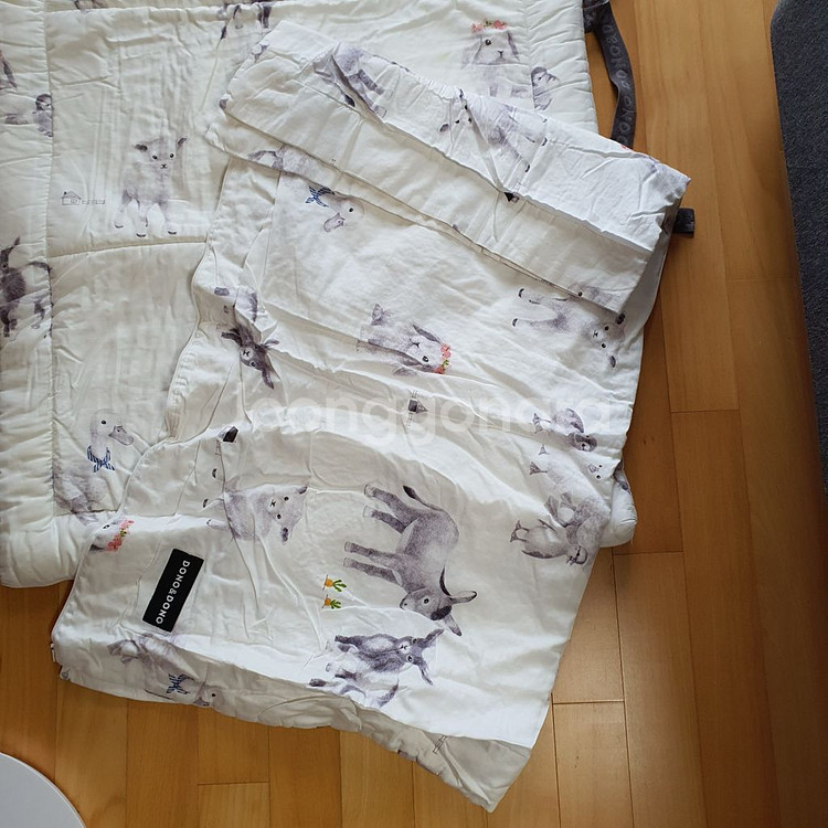 도노앤도노 휴대용 아기 침구세트 낮잠이불세트 유아 영유아 낮잠 육아 신생아 - 사이즈: 이불 96X104cm, 패드--5