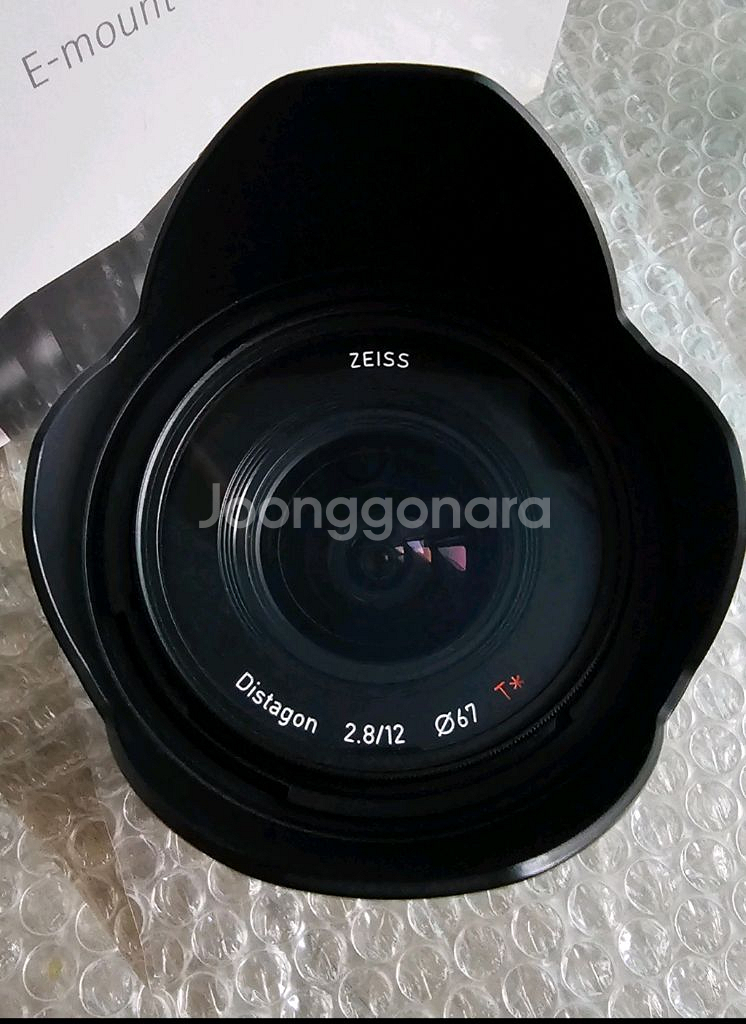 Carl Zeiss T* 12mm F2.8 SONY 광각렌즈--1