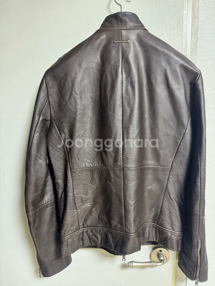 아르마니 익스체인지 버팔로 가죽 자켓 M--1