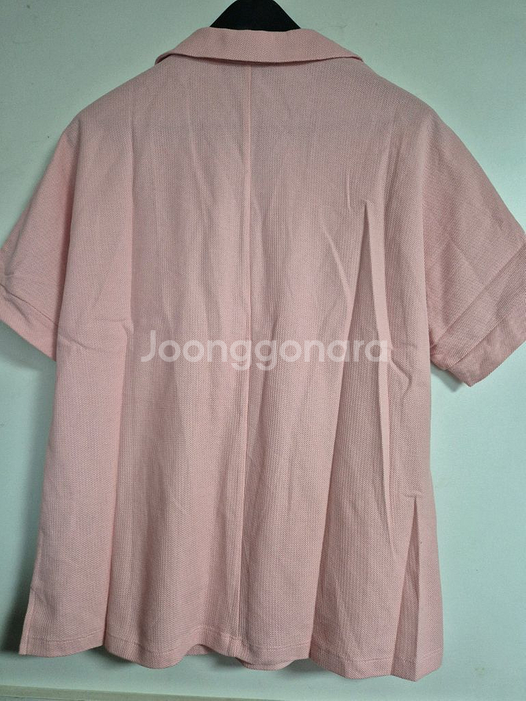 에셀리아 핑크 반팔 카라 티셔츠 폴로티 새상품--2