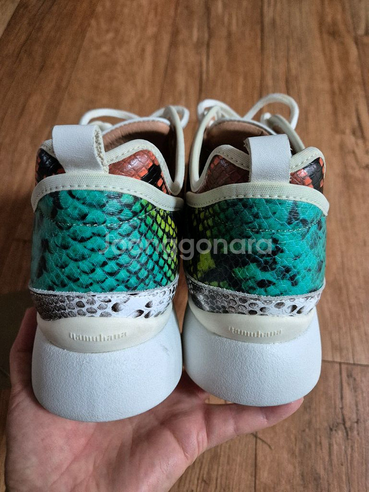Yamu Hana 나무하나 스네이크 패턴 운동화--3