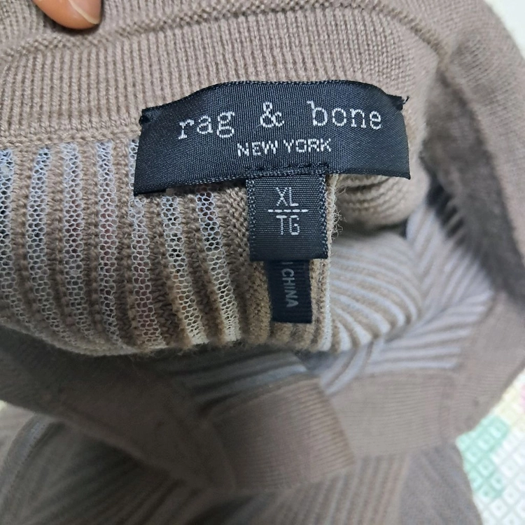 Rag & Bone 랙앤본 골지 니트 가디건 XL 약66~77 이미지