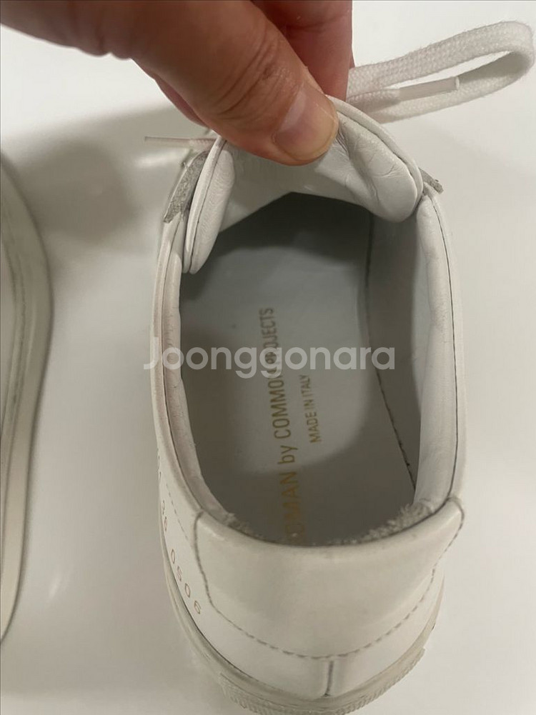 커먼프로젝트 아킬레스 로우 화이트 우먼스 36사이즈--5